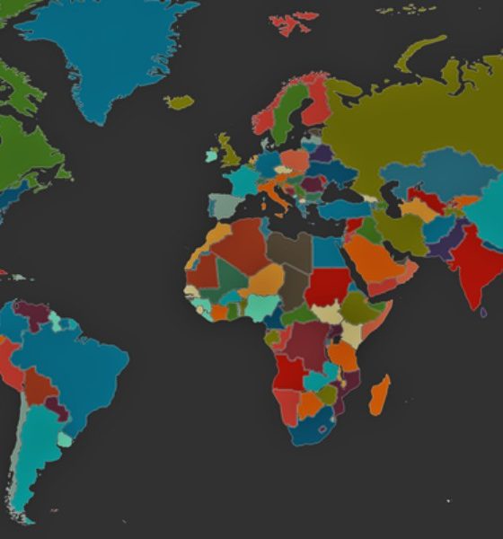 Mapa permite escutar línguas faladas pelo mundo