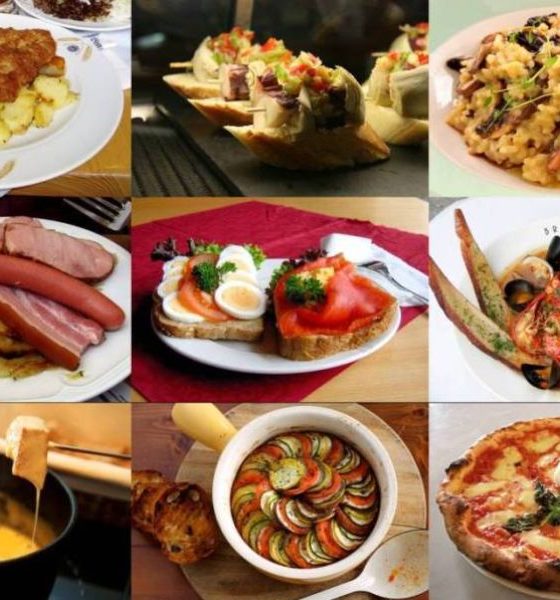 Viagem de sabores: mapa mostra pratos mais populares da Europa