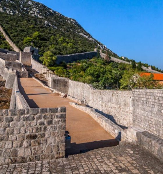 Croácia tem grande muralha que rivaliza com a da China